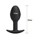 Kép 6/6 - Pretty Love Heavy Balls Silicone Butt Plug