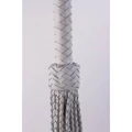 Kép 4/6 - Devil Sticks Kid Handle Kid Leather Braided Tails