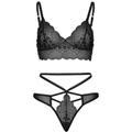 Kép 4/4 - Leg Avenue Lace Bralette And Thong