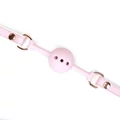 Kép 4/6 - Liebe Seele White &amp; Pink Fairy Goat Leather Ball Gag