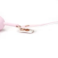Kép 6/6 - Liebe Seele White &amp; Pink Fairy Goat Leather Ball Gag