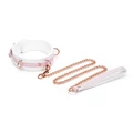 Kép 1/6 - Liebe Seele White &amp; Pink Fairy Goat Leather Collar