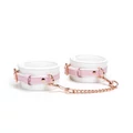 Kép 1/6 - Liebe Seele White &amp; Pink Fairy Goat Leather Hand Cuffs