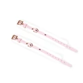 Kép 3/6 - Liebe Seele White &amp; Pink Fairy Goat Leather Ankle Cuffs