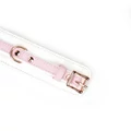 Kép 4/6 - Liebe Seele White &amp; Pink Fairy Goat Leather Ankle Cuffs