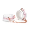 Kép 1/6 - Liebe Seele White &amp; Pink Fairy Goat Leather Ankle Cuffs