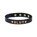 Kép 1/4 - Liebe Seele Gold Word Choker-Slut