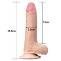 Kép 4/4 - Lovetoy 7.0 Sliding-Skin Dual Layer Dong