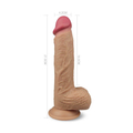 Kép 7/11 - Lovetoy Dual-Layered Silicone Rotating Nature Cock Liam