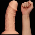 Kép 4/14 - Lovetoy 9.5 Realistic Curved Dildo