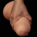 Kép 5/14 - Lovetoy 9.5 Realistic Curved Dildo