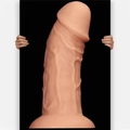 Kép 8/14 - Lovetoy 9.5 Realistic Curved Dildo