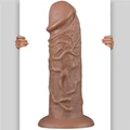 Kép 5/14 - Lovetoy 10.5 Realistic Chubby Dildo