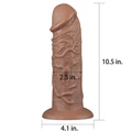 Kép 14/14 - Lovetoy 10.5 Realistic Chubby Dildo