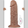 Kép 8/15 - Lovetoy 10.5 Realistic Chubby Vibrating Dildo