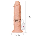 Kép 7/15 - Lovetoy 11 Realistic Long Vibrating Dildo