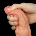Kép 5/7 - Lovetoy 9.5 Dual-Layered Liquid Silicone Nature Cock