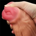 Kép 3/8 - Lovetoy 12 Dual-Layered Platinum Silicone Cock