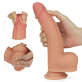 Kép 4/7 - Lovetoy 8.5 Dual-Layered Silicone Rotating Nature Cock Anthony