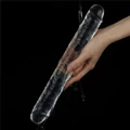 Kép 2/6 - Lovetoy 12 Flawless Clear Double Dildo
