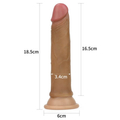 Kép 2/5 - Lovetoy 7 Dual-Layered Silicone Nature Cock
