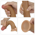 Kép 3/5 - Lovetoy 7 Dual-Layered Silicone Nature Cock
