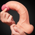 Kép 3/8 - Lovetoy 10 Dual Layered Silicone Nature Cock