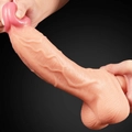 Kép 5/8 - Lovetoy 10 Dual Layered Silicone Nature Cock