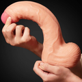 Kép 7/8 - Lovetoy 11 Dual-Layered Silicone Nature Cock