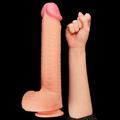 Kép 5/9 - Lovetoy 12 Dual-Layered Platinum Silicone Cock