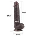 Kép 2/7 - Lovetoy 9.5 Sliding Skin Dual Layer Dong