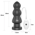 Kép 2/6 - Lovetoy 7.8 King Sized Vibrating Anal Rigger