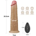 Kép 2/9 - Lovetoy 8.0 Dual Layered Platinum Silicone Rotator