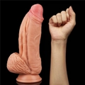 Kép 5/13 - Lovetoy 10 Dual-Layered Silicone Nature Cock