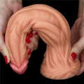 Kép 5/11 - Lovetoy 9.5 Dual-Layered Silicone Nature Cock