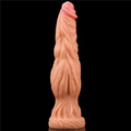 Kép 10/11 - Lovetoy 9.5 Dual-Layered Silicone Nature Cock