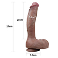Kép 2/11 - Lovetoy 10.5 Dual-Layered Silicone Nature Cock