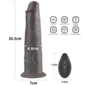 Kép 10/10 - Lovetoy 8.0 Dual Layered Platinum Silicone Rotator
