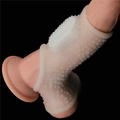 Kép 5/8 - Lovetoy Vibrating Drip Knights Ring With Scrotum Sleeve