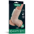 Kép 1/8 - Lovetoy Vibrating Drip Knights Ring With Scrotum Sleeve