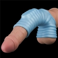 Kép 7/10 - Lovetoy Vibrating Wave Knights Ring With Scrotum Sleeve