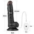 Kép 9/15 - Lovetoy 7.5 Vibrating Easy Strapon Set