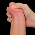 Kép 9/15 - Lovetoy 11.5" King Sized Sliding Skin Dual Layer Dong