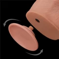 Kép 12/15 - Lovetoy 13.5 King Sized Sliding Skin Dual Layer Dong