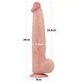Kép 4/15 - Lovetoy 13.5 King Sized Sliding Skin Dual Layer Dong