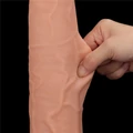 Kép 7/15 - Lovetoy 13.5 King Sized Sliding Skin Dual Layer Dong