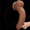 Kép 15/15 - Lovetoy 12 King Sized Sliding Skin Dual Layer Dong