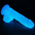 Kép 12/15 - Lovetoy 8.0 Lumino Play Silicone Dildo