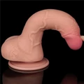 Kép 3/11 - Lovetoy 7.5 Sliding Skin Dual Layer Dong