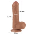 Kép 5/13 - Lovetoy 7.0 Sliding Skin Dual Layer Dong